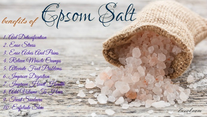 Benefits of Epson Salt baths